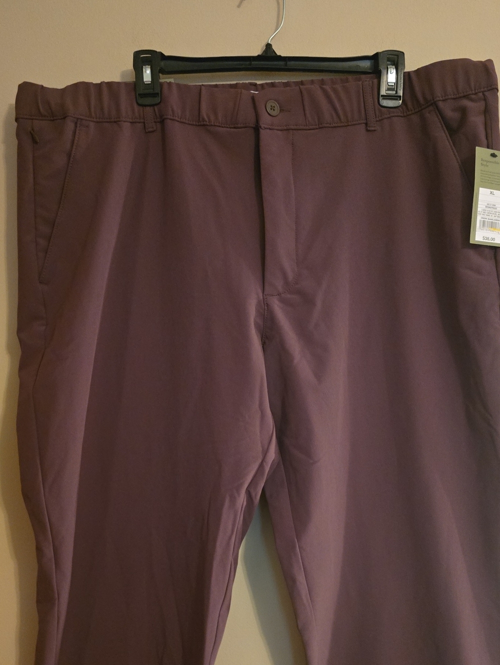New Goodfellow Men's XL Tech Trouser Moisture Wicking Quick Dry 4-way Stretch - Picture 2 of 10